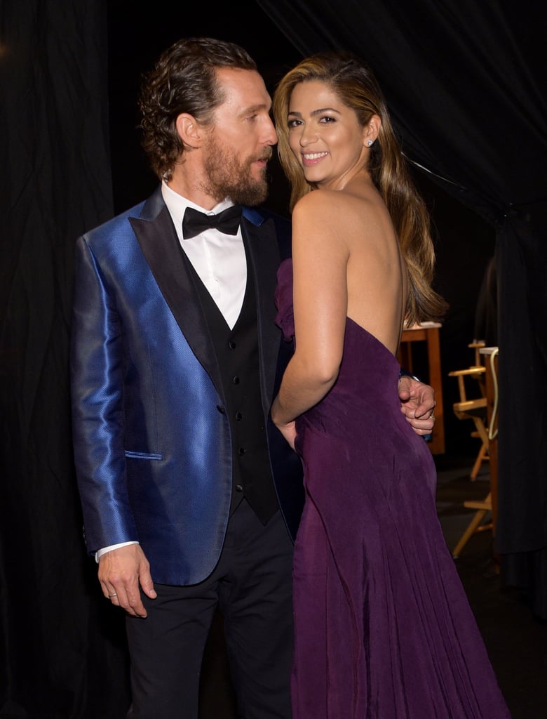 Matthew and Camila kept close at the January 2015 Screen Actors Guild Awards in LA.