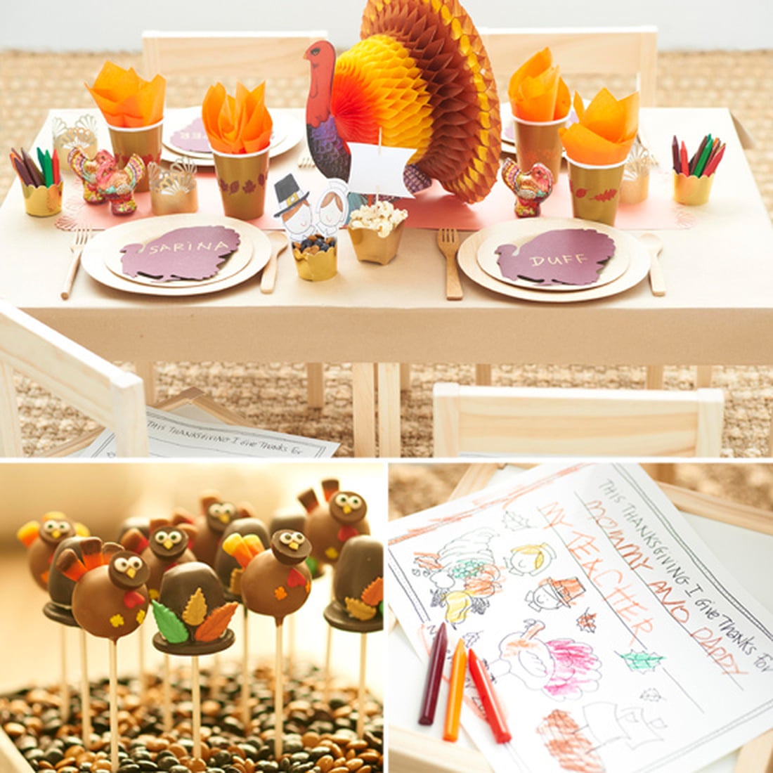 Thanksgiving Kids' Table Ideas | PS Family