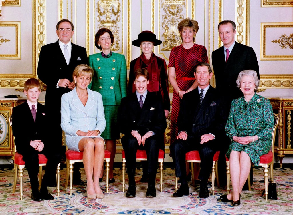 In one of the last portraits before Diana's death, both she and her former mother-in-law are all smiles to celebrate Prince William's confirmation in March 1997.