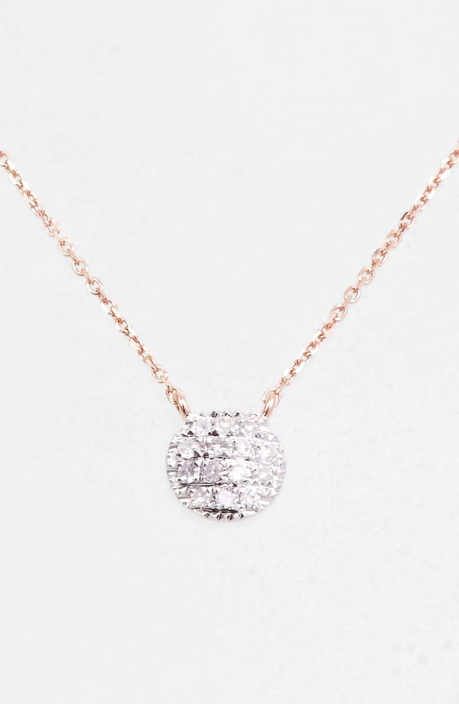 Dana Rebecca Designs Lauren Joy Diamond Disc Pendant Necklace