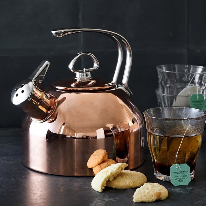 Williams-Sonoma Chantal Copper Whistling Tea Kettle, Copper