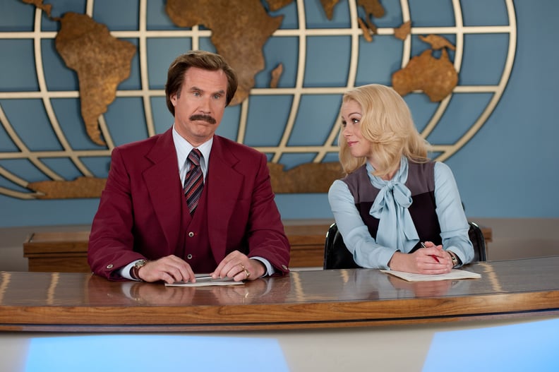Will Ferrell and Christina Applegate in Anchorman