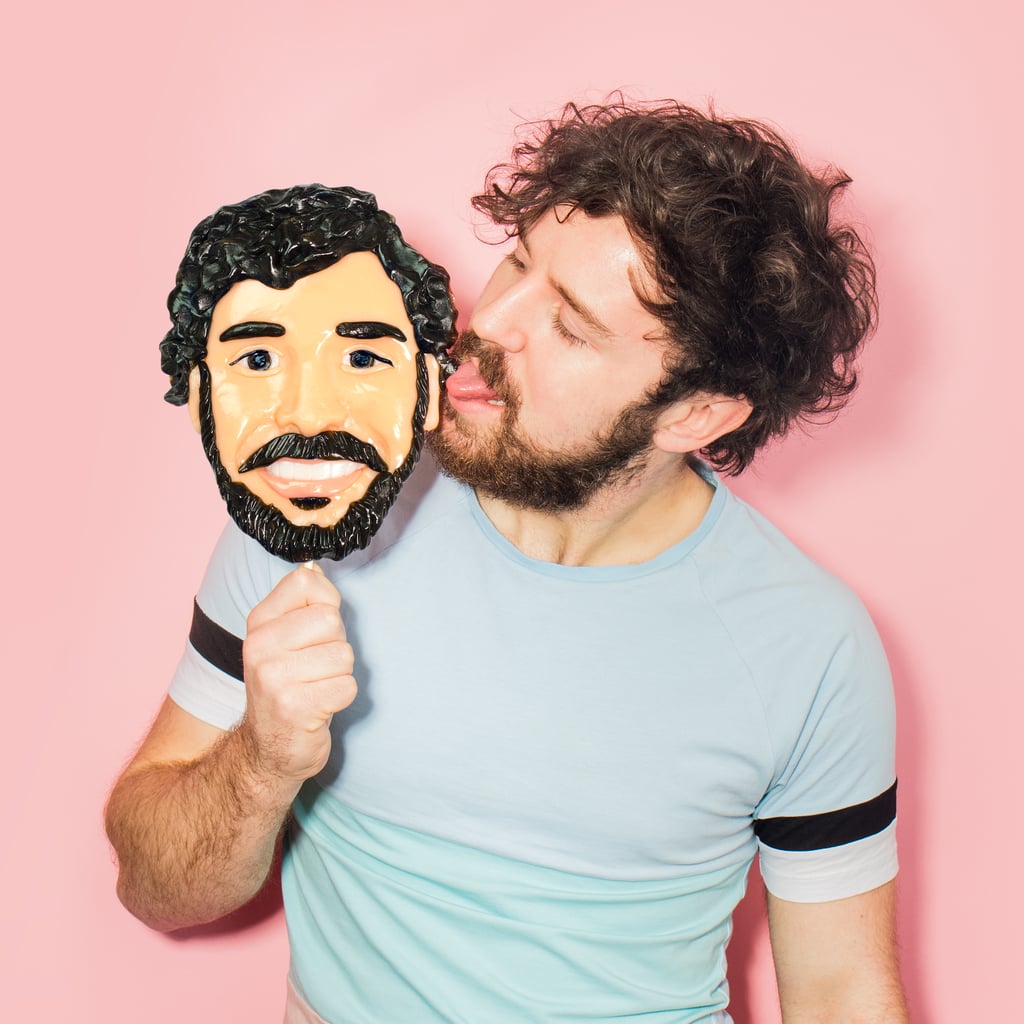 Life-Size Face Lollipop