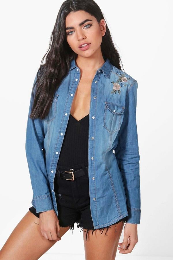 Boohoo Denim Shirt