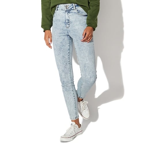 Acid Wash Sculpt Denim Jeans 