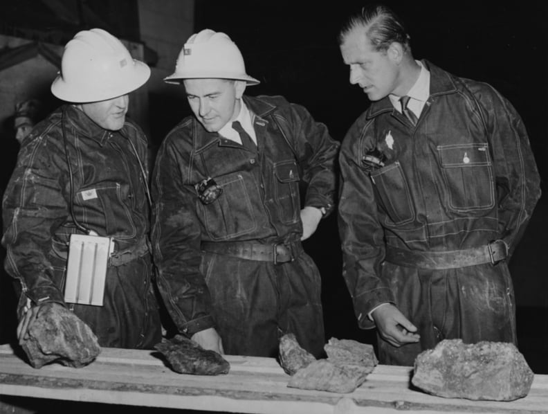 Inspecting a Uranium Mine in Canada in 1954