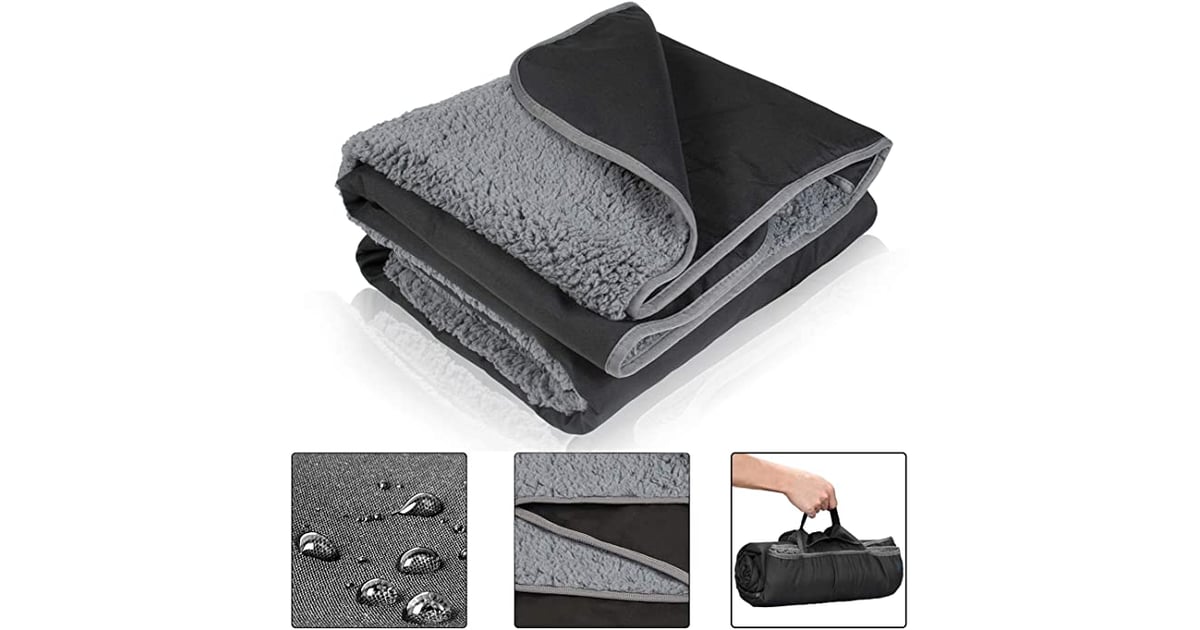 Waterproof Outdoor Blanket with Sherpa Lining The Best Camping
