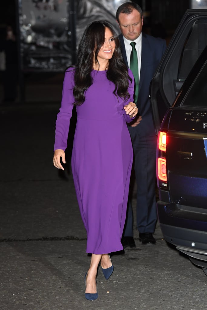 Meghan Markle Rewears Purple Dress at One Young World Summit