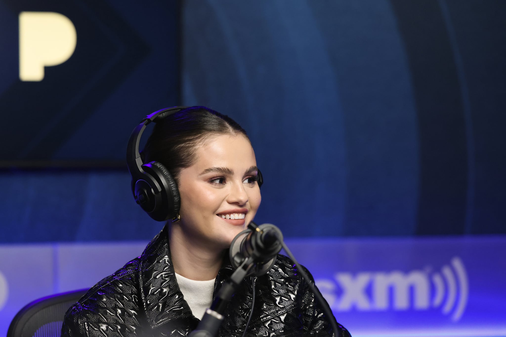 LOS ANGELES, CALIFORNIA - AUGUST 30: Selena Gomez visits the SiriusXM Studios in Los Angeles at SiriusXM Studios on August 30, 2023 in Los Angeles, California. (Photo by Rodin Eckenroth/Getty Images for SiriusXM)