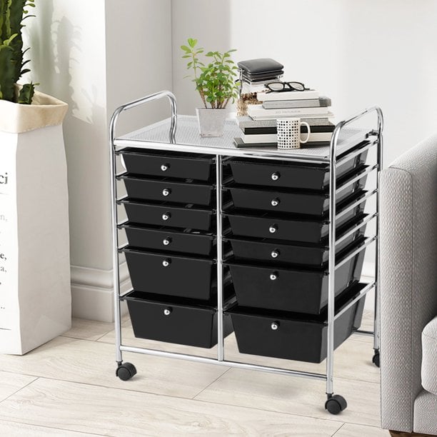 Costway 12-Drawer Rolling Cart