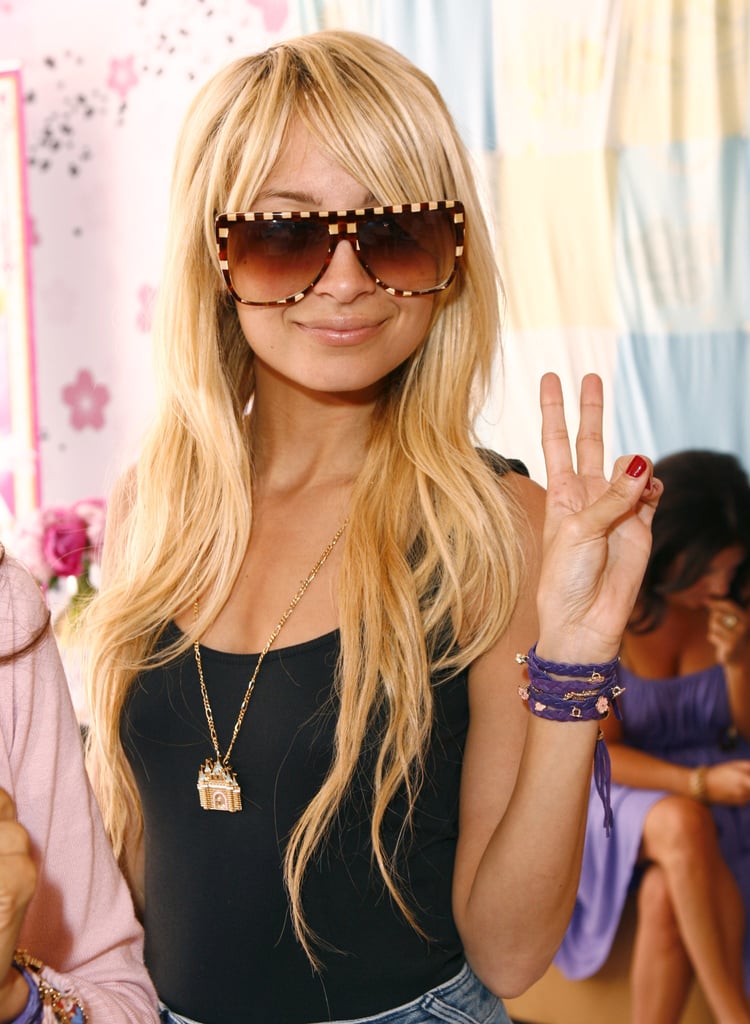 She flashed a peace sign at a Disney Couture party hosted by her longtime friend Kidada Jones in May 2007.