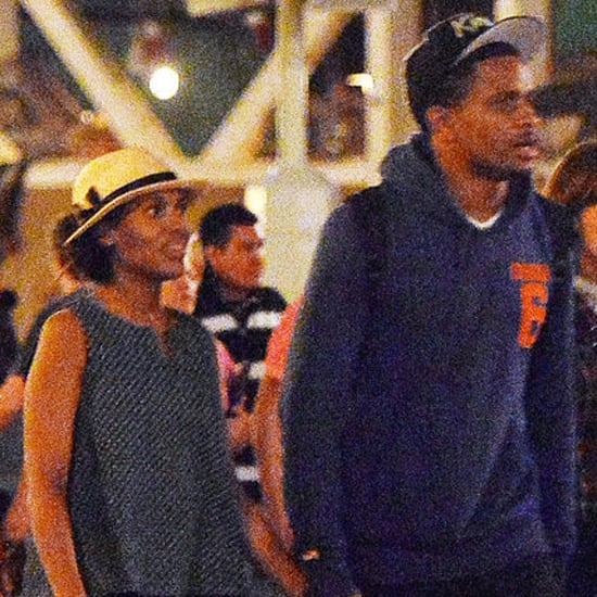 Kerry Washington and Nnamdi Asomugha at Disneyland