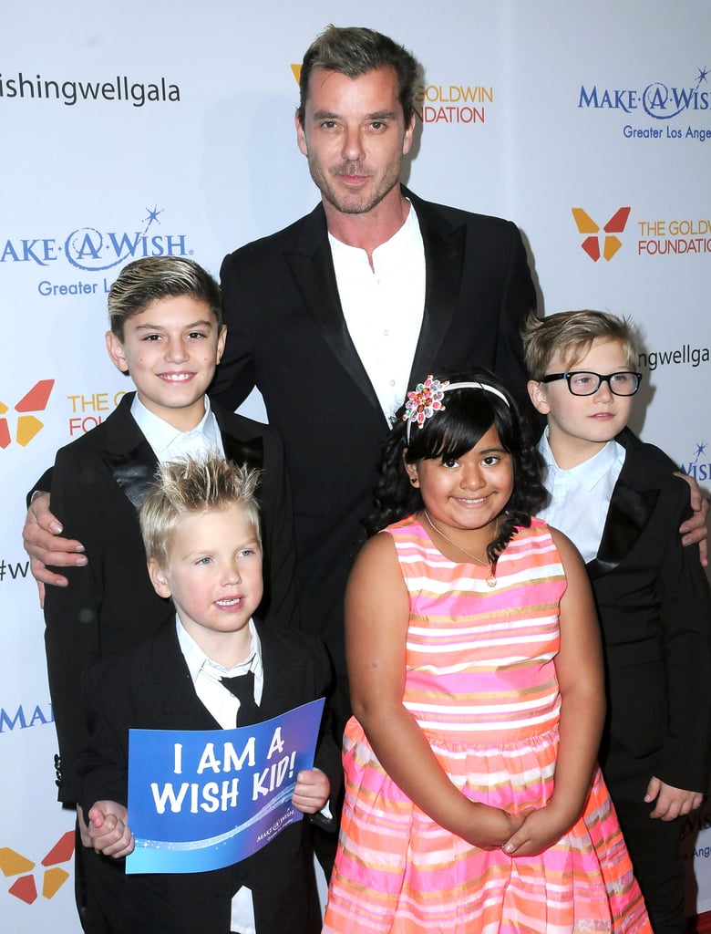 Gavin Rossdale and Sons at Make a Wish Event December 2016