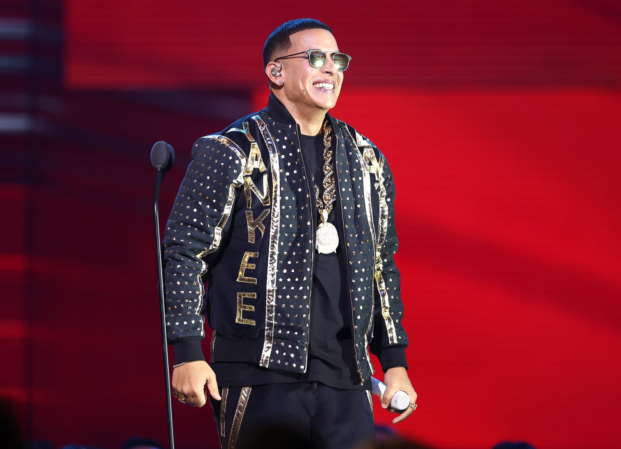 PREMIOS BILLBOARD DE LA MÚSICA LATINA 2021 -- Pictured: Daddy Yankee on stage at the Watsco Centre in Coral Gables, FL on September 23, 2021 -- (Photo by: John Parra/Telemundo/NBCU Photo Bank via Getty Images)