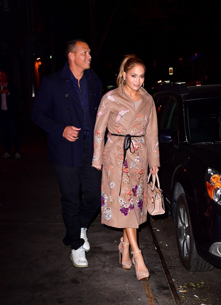 Jennifer Lopez Floral Jacket May 2017