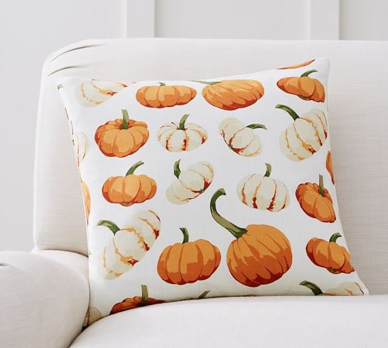 Scattered Pumpkin Pillow Cover