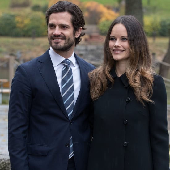Princess Sofia Wearing a Black Coat October 2016