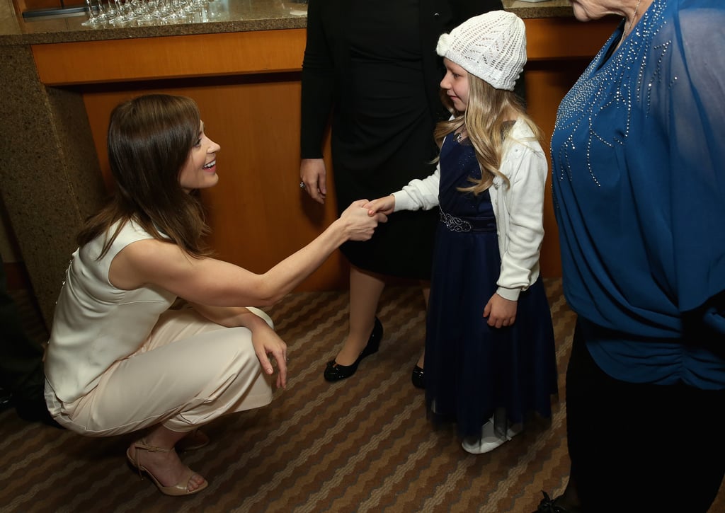 Emily Blunt and John Krasinski at Family Reach November 2015