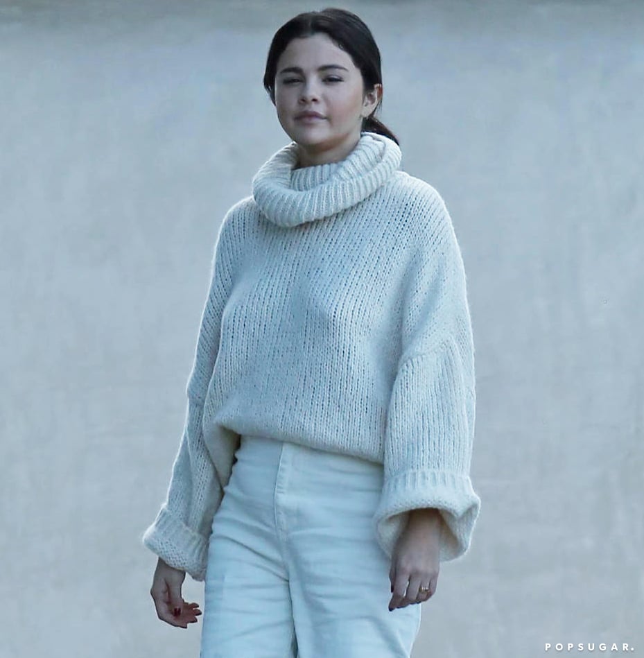 Selena Gomez White Gucci Loafers