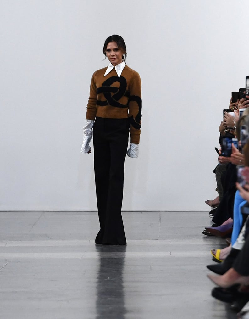 Victoria Beckham Took a Bow in Her New Chain-Link Sweater