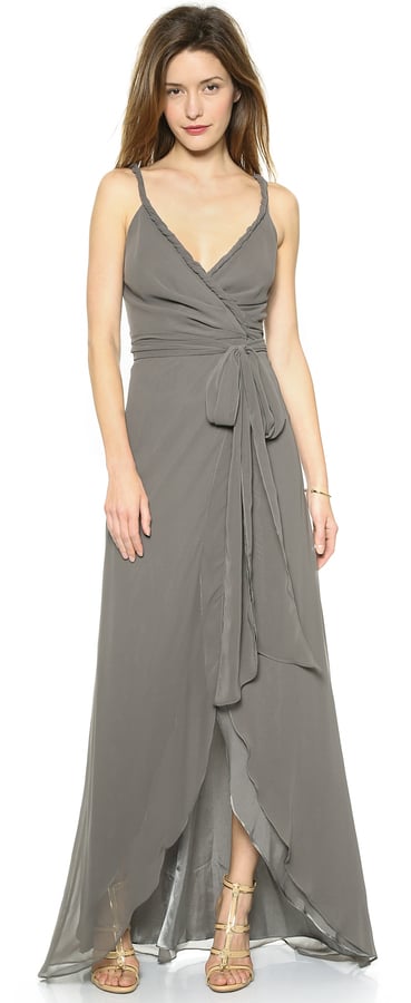Joanna August The Parker Twist Strap Wrap Dress ($285)
