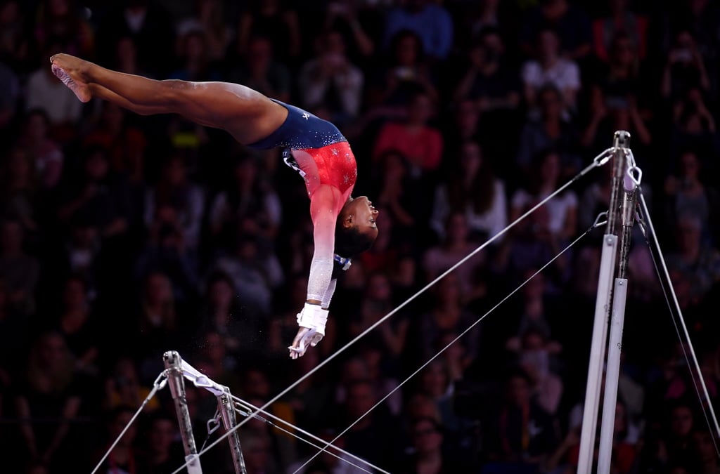How Many World Championship Medals Has Simone Biles Won on the Uneven Bars?