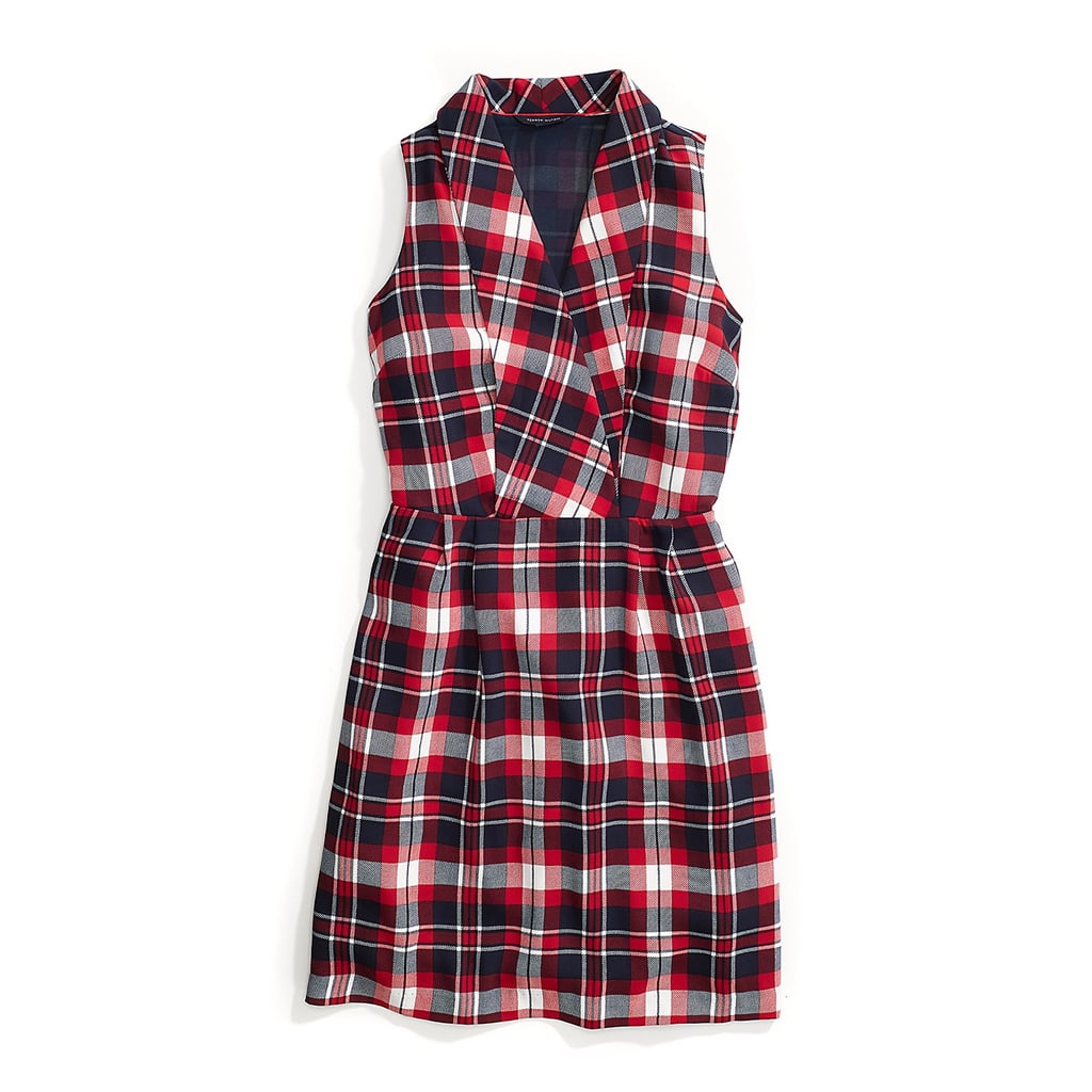 Sleeveless Plaid Dress
