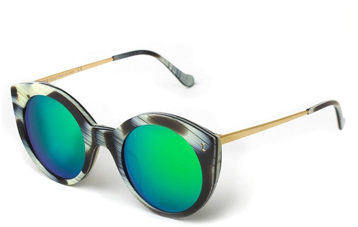 Illesteva Palm Beach Mirrored Sunglasses ($240)