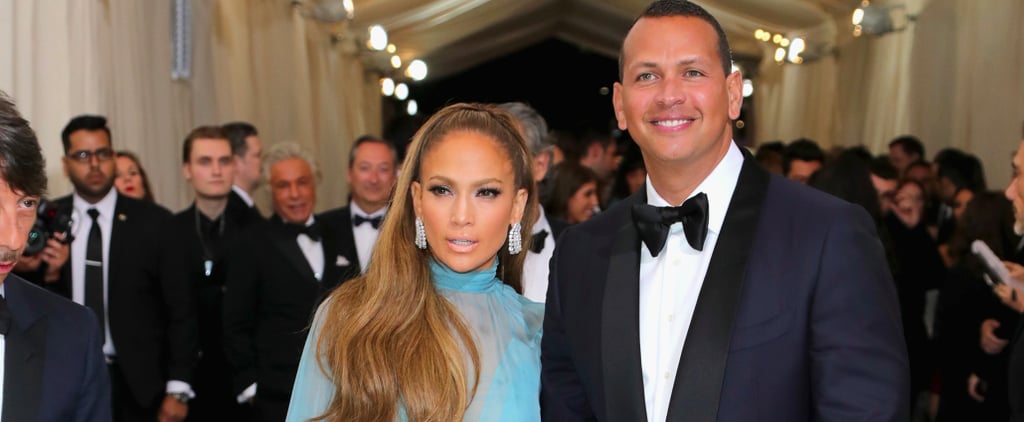 Jennifer Lopez and Alex Rodriguez at Met Gala 2017