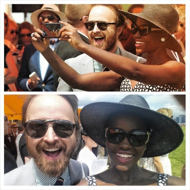 Lupita Nyong'o and Aaron Paul were adorable.
Source: Instagram user lupitanyongo