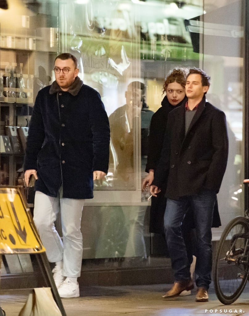 Sam Smith Kissing His Boyfriend Brandon Flynn in London POPSUGAR