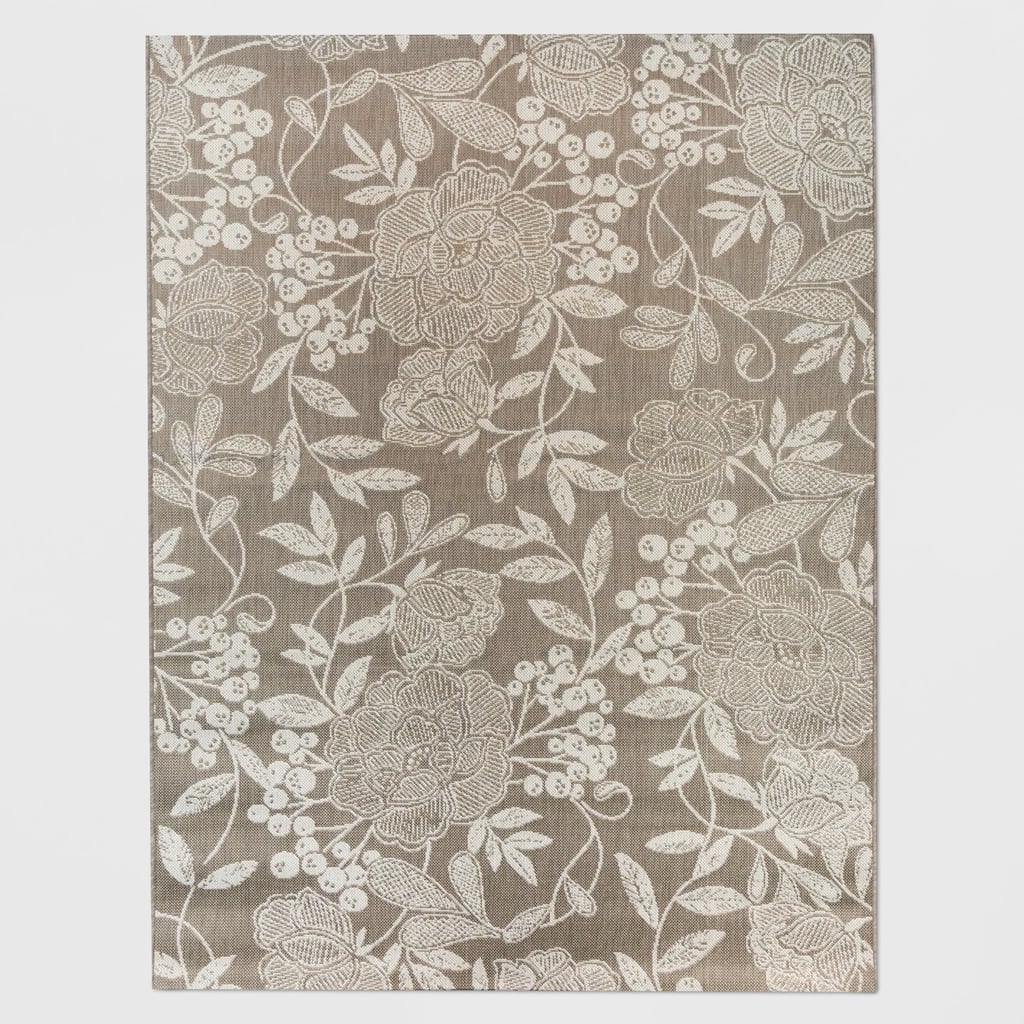 Vintage Floral Outdoor Rug Outdoor Rugs From Target POPSUGAR Home