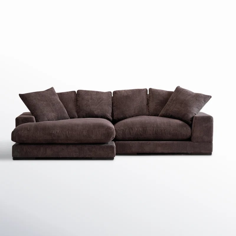 Best Corduroy Sectional at Wayfair