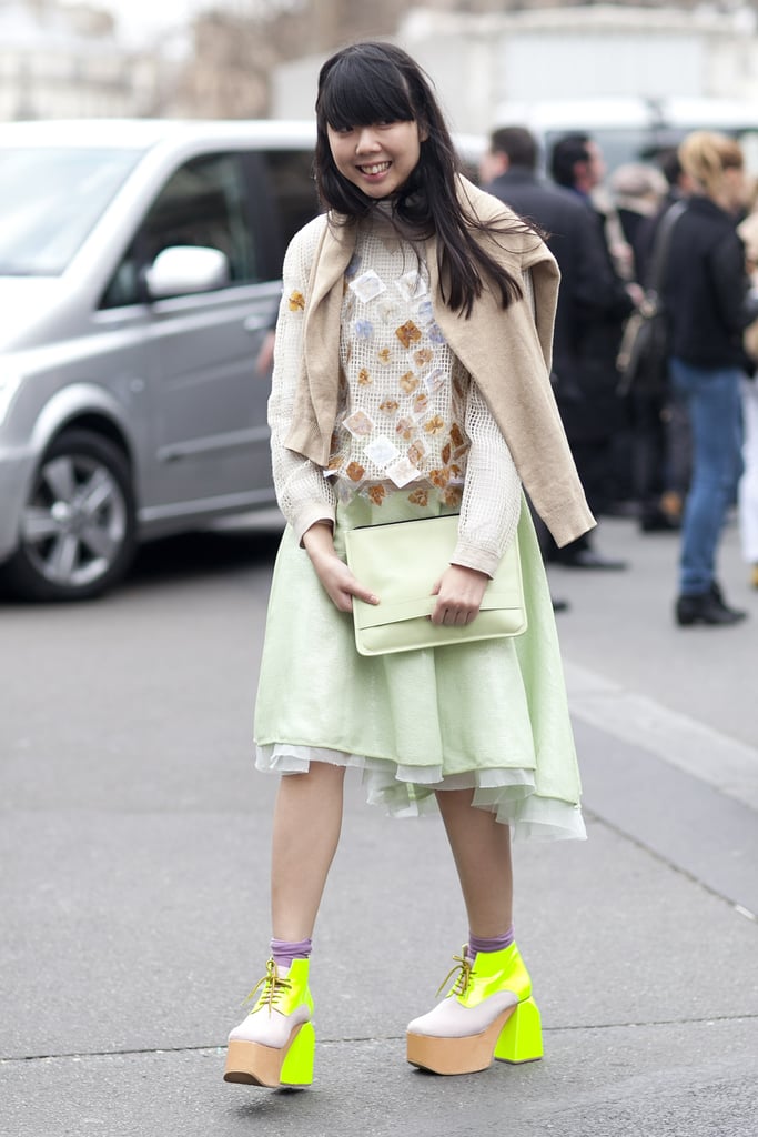 Paris Fashion Week Street Style Fall 2012 Paris Fashion Week Street Style Fall 2012