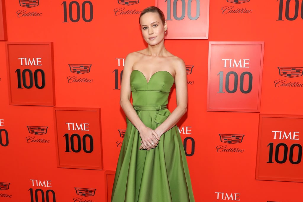 Brie Larson Green Prada Dress Time Gala April 2019