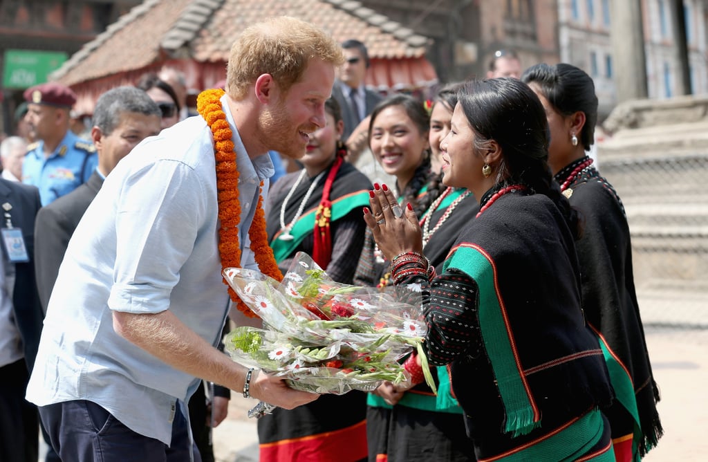Prince Harry Visits Nepal March 2016