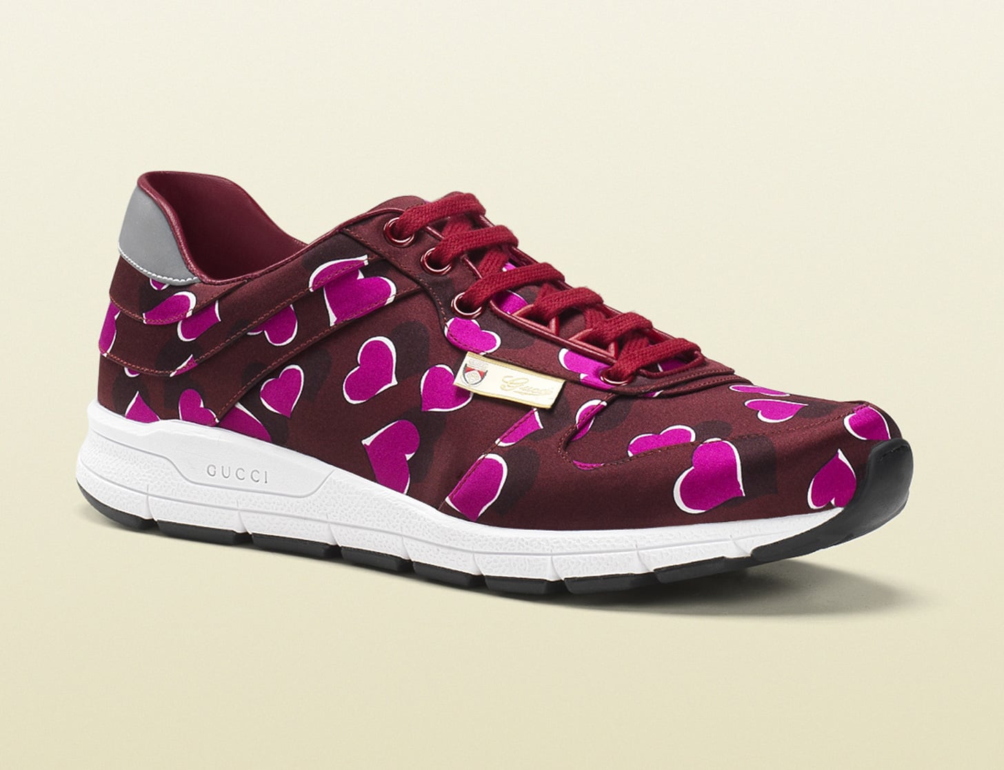 gucci heart trainers