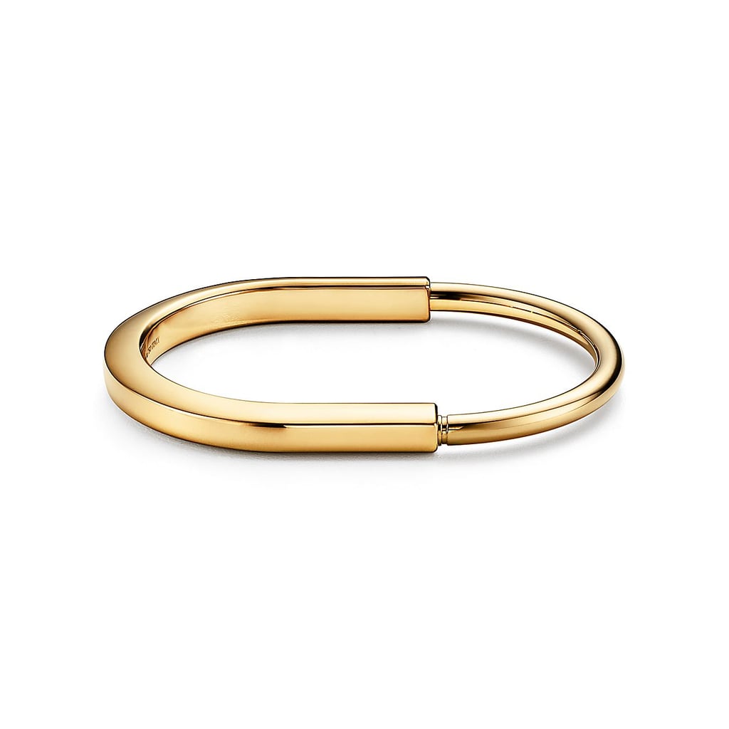 Tiffany & Co .蒂芙尼手镯锁在黄金(6900美元)