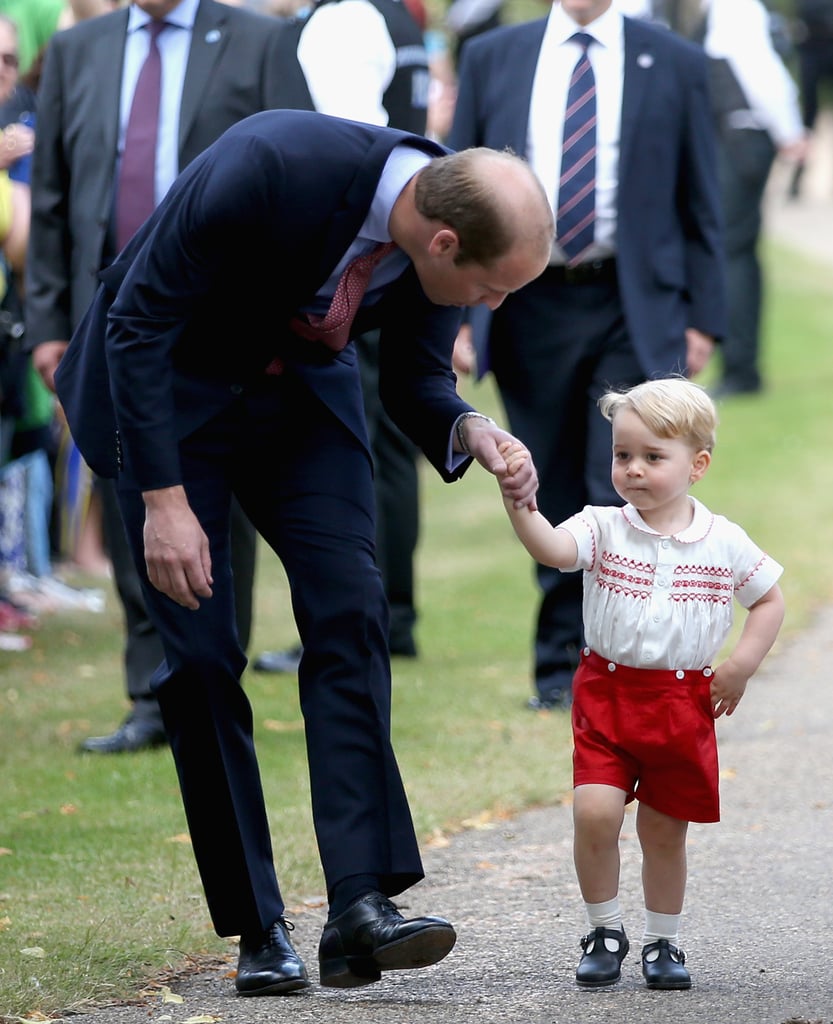 Prince George at Princess Charlotte's Christening | Pictures