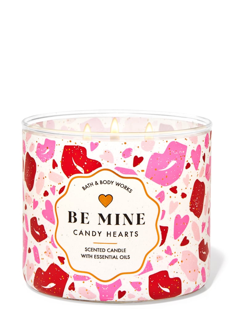 Bath & Body Works Be Mine Candy Hearts 3-Wick Candle