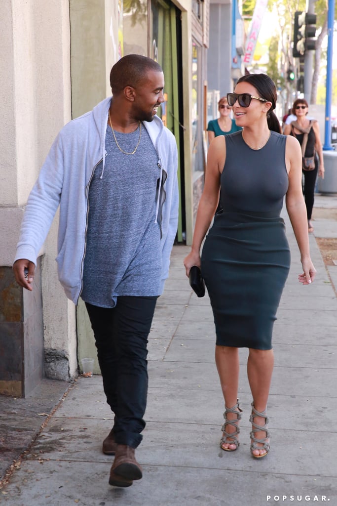 Kim Kardashian in a Sheer Top | Pictures
