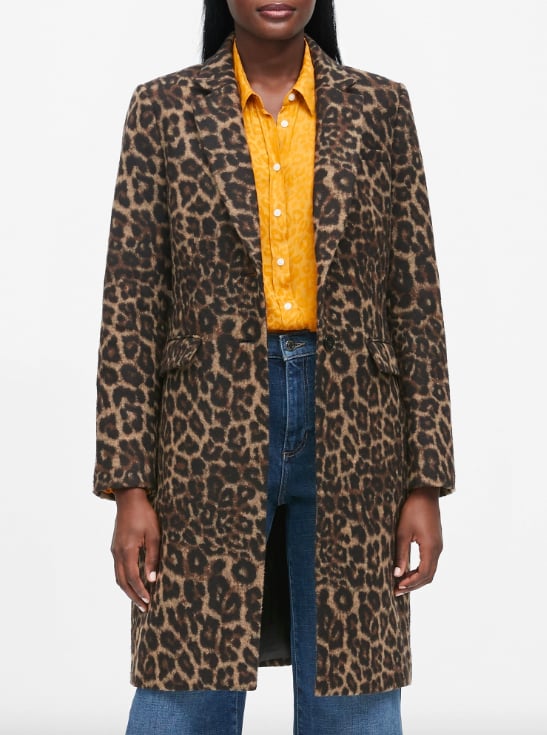 Leopard Print Top Coat