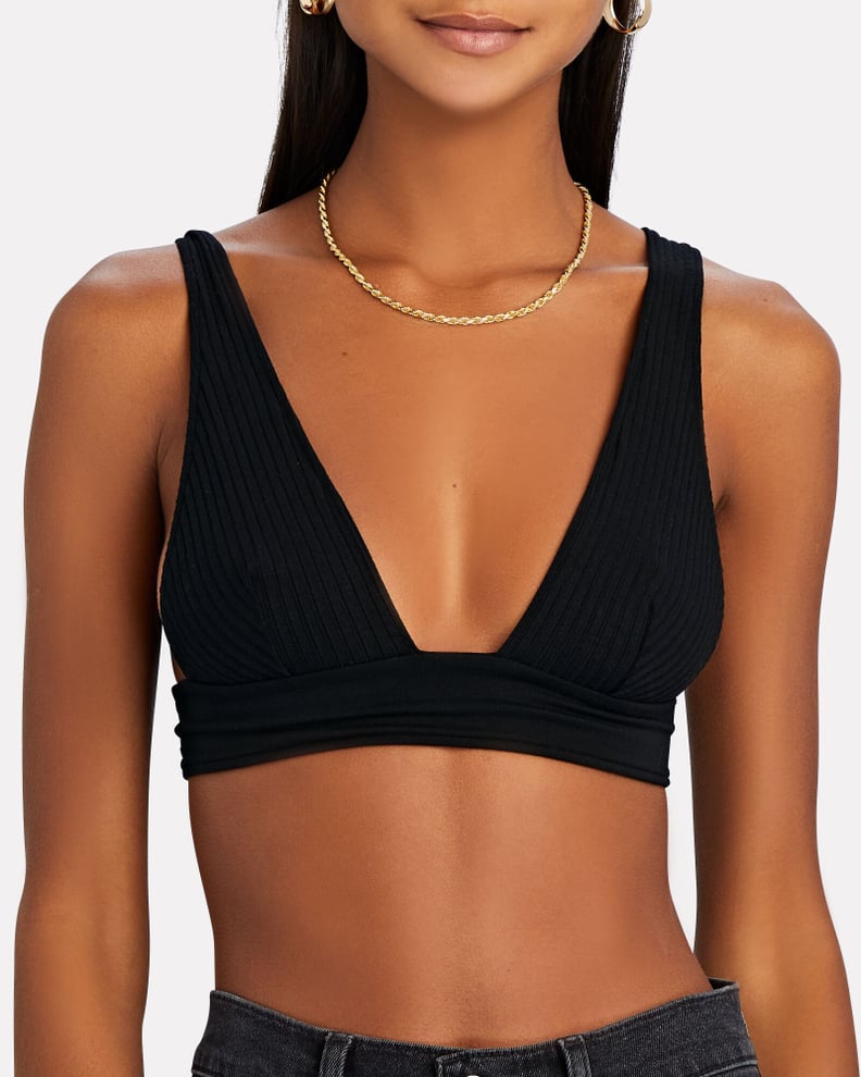 Only Hearts Eco Rib Knit Triangle Bralette