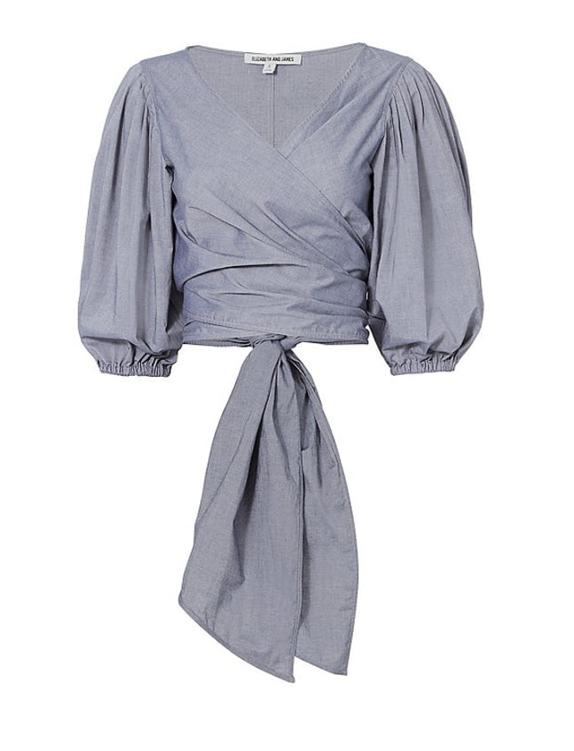 Elizabeth and James Farrah Tie-Wrap Top