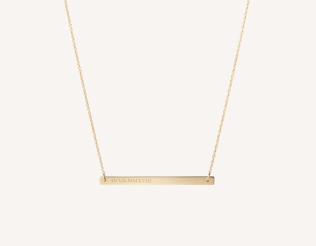 Vrai & Oro Bar Necklace