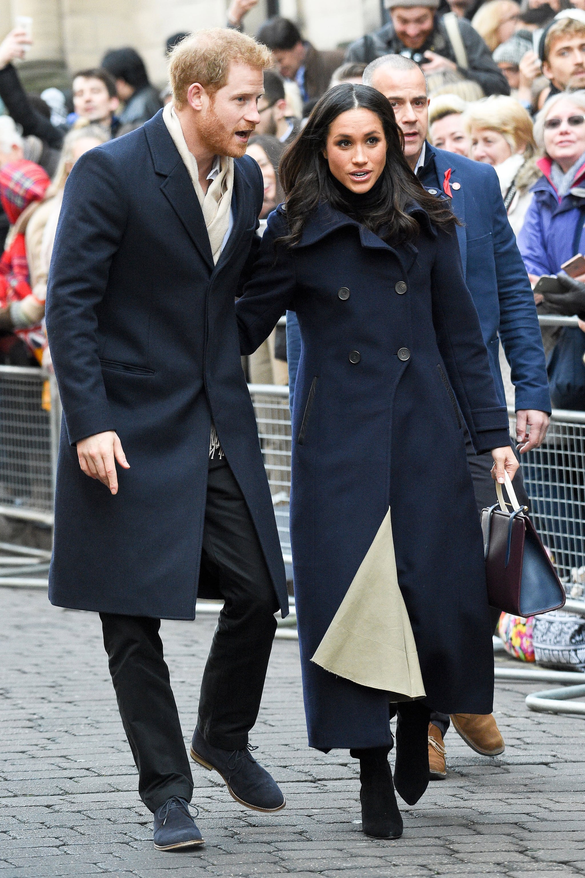 meghan navy coat
