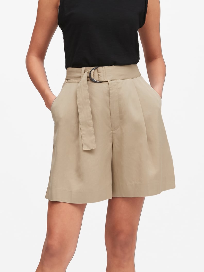 High-Rise 6" Tencel Shorts