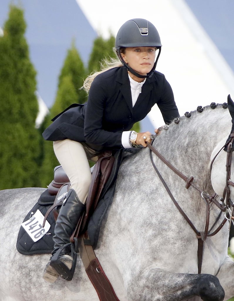 Mary-Kate Olsen Riding Horses in the Hamptons September 2016