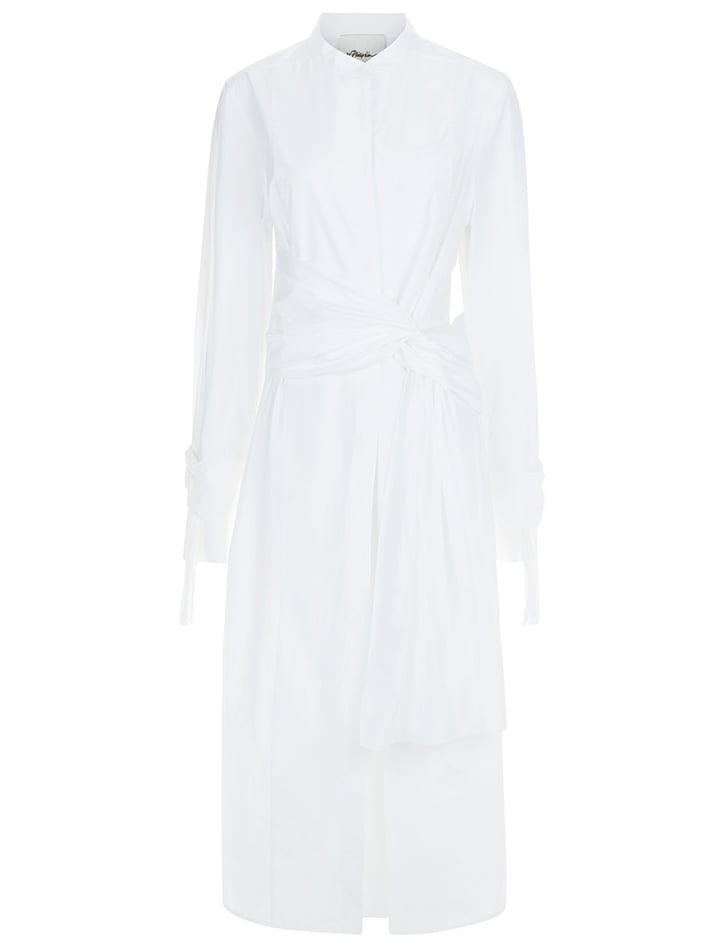 3.1 Phillip Lim White Knot Sleeve Shirt Dress ($575) | Best White ...