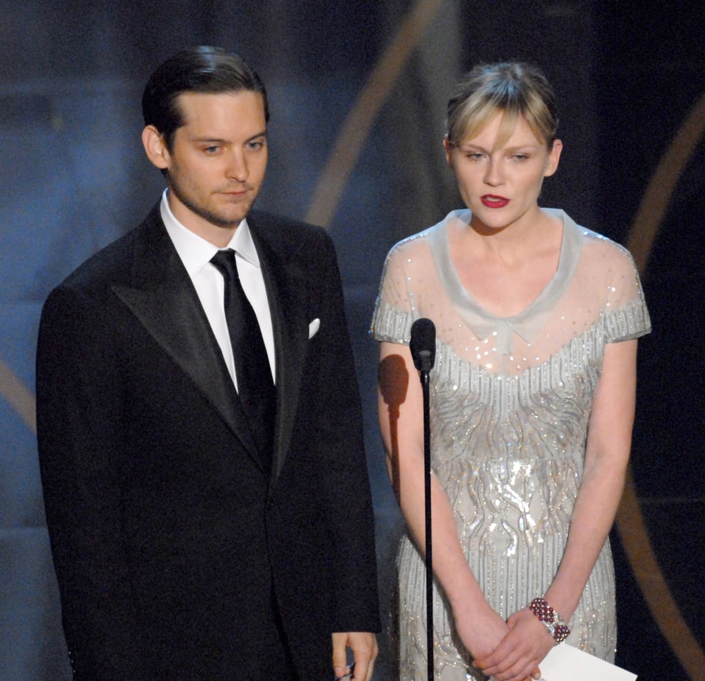 Spider-Man costars Tobey Maguire and Kirsten Dunst presented an award together.
